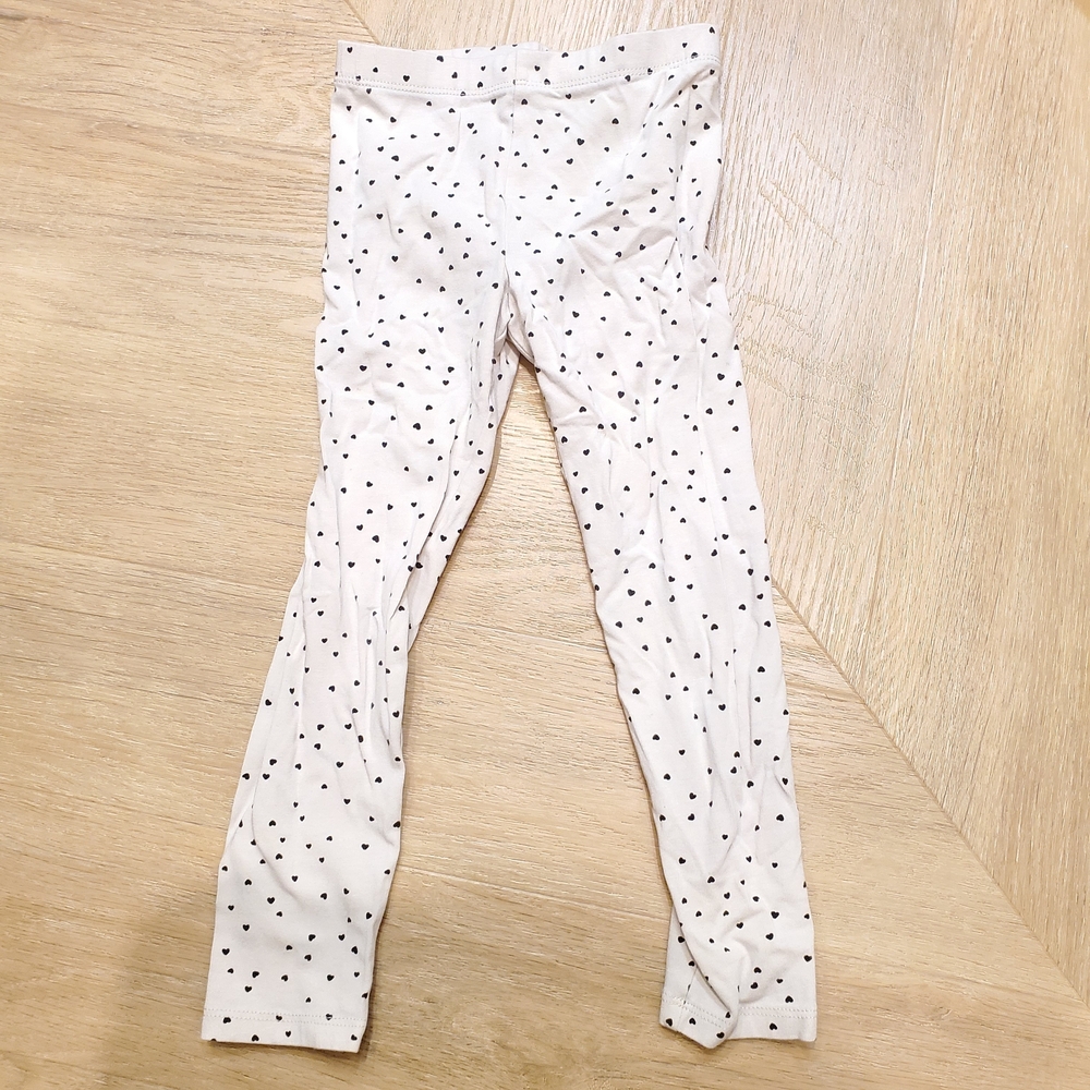 H&M Toddler Heart Polka Dot Jersey Leggings